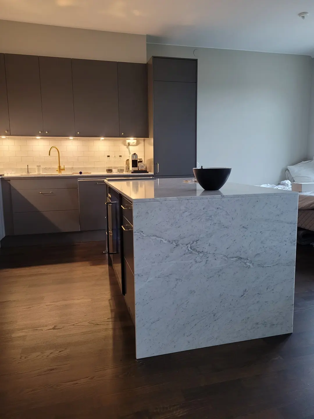 Resultatet efter köksrenovering i Skåne.