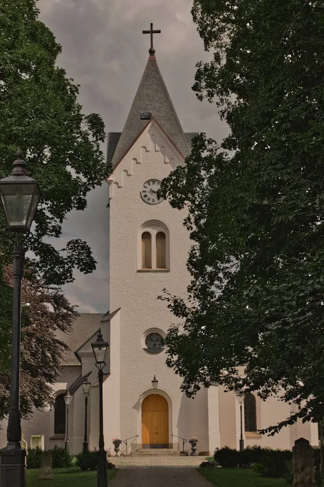 Kyrka i Ängelholm.